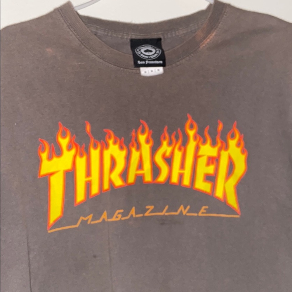 Thrasher flame shirt